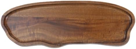 Rectangular Wooden Serving Tray With Japanese Minimalist Design by Unknown