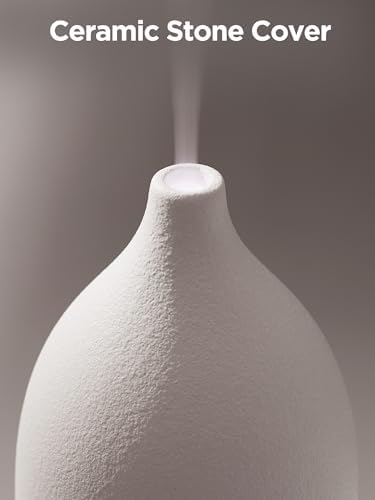 InnoGear 150ml Ceramic Essential Oil Diffuser, Diffusers for Home, White - Image 3