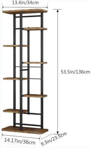 LINZINAR Plant Stand Indoor 8 Tier Metal Corner Tall Flower Shelf - Image 6