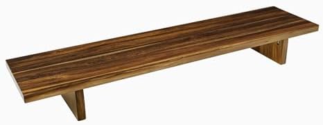 Desky Minimal Monitor Stand Pheasantwood Hardwood by Desky