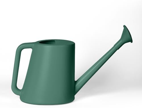 ZXJ Plant Watering Can - for Indoor and Outdoor Home Garden Plants - with Long Spout - Blackish Green - 1/2 Gallon by ZXJ