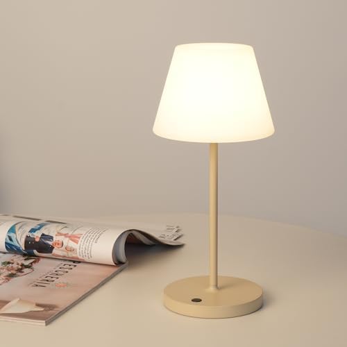 WEILAILUX Small Outdoor Table Lamp, Shower Lamp Waterproof (Mini Khaki) by WEILAILUX