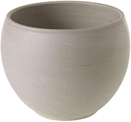 Astrid Ceramic Pot | Modern Pot Decor for Home or Office l Indoor and Outdoor Planter for Any Event Decorations (7.75"x 6" Grey) by Accent+Decor