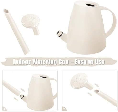 1.8L Watering Can, Watering Can Indoor Plants, Long Spout Small Water Can - Image 3