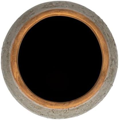 Creative Co-Op Round Terra-Cotta Hobnail Planter Vase with Heavily Distressed Finish, Grey - Image 6