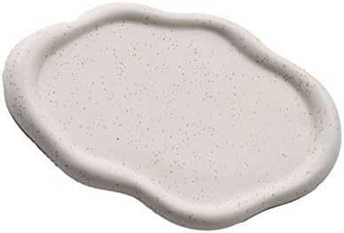 BEIJIALY Ceramic Jewelry Dish for Women, Trinket Tray, Ring Dish Tray, Jewelry Plate, Ceramic Glossy Appearance Simple Modern Stylish Storage Tray Key Tray for Home Gift(White Oval) - Image 7