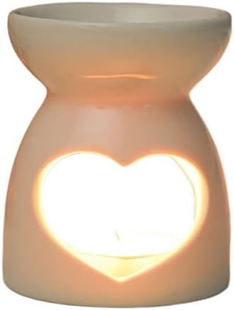 Ceramic Tea Light Candle Holder, Essential Oil Burner Wax Melt Burners Incense Aroma Diffuser Candle Tealight Holder Home Bedroom Decor Housewarming Gift by Unknown