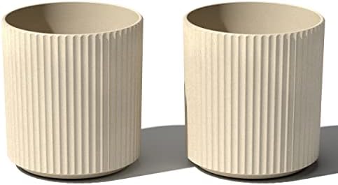 Veradek Demi Series Planter - Large Round Outdoor Planter by VeradekOutdoor