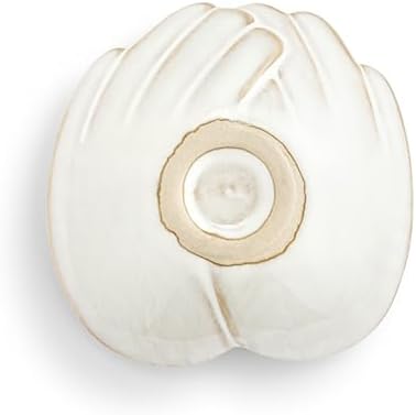 DEMDACO Hand in Hand Collection Together White Novelty 2 x 4 Stoneware Jewelry Catch-All Organizer Ring Holder & Small Keepsake Trinket Tray - Image 2