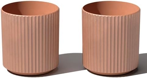 Veradek Demi Series Planter - Large Round Outdoor Planter by VeradekOutdoor