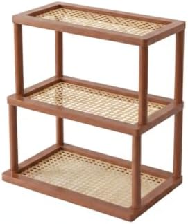 Natural Bamboo Desktop Organizer Rack - Vertical File & Mail Holder for Office Desk, Kitchen Counter, or Entryway Table by Unknown