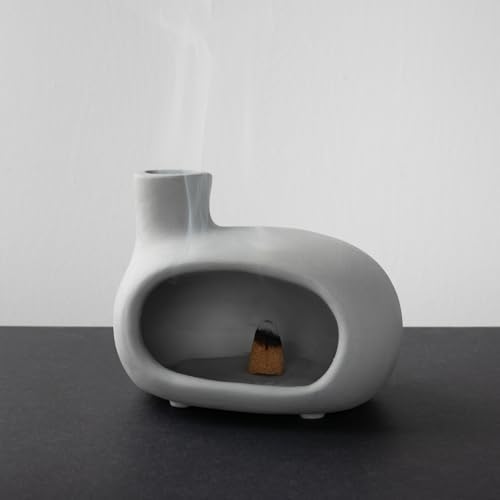 Palo Santo Holder, Modern Chiminea Incense Burner for Sticks & Cones - Image 6