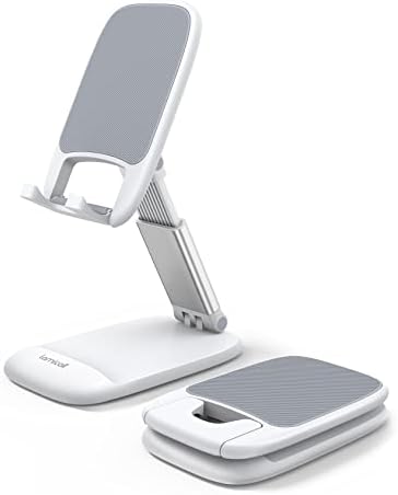 Lamicall White Cell Phone Stand for Desk, Phone Holder by Lamicall