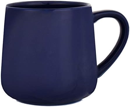 Bosmarlin Large Glossy Ceramic Coffee Mug, Tea Cup for Office and Home, 18 oz, Suitable for Dishwasher and Microwave, 1 Pack (Royal Blue) by Bosmarlin