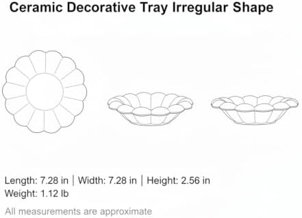 Declutter Your Space with This Irregular Ceramic Catch-All Tray for Jewelry and Keys - Image 7
