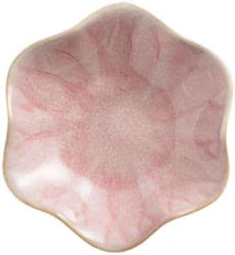 Ceramic Trinket Tray, Petal Shaped Catchall for Vanity, Nightstand or Desk, Small for Jewelry and Tiny by Unknown