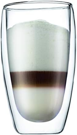 Bodum 15oz Pavina Double Wall High-Heat Borosilicate Glass, Set of 2, Clear - Image 5