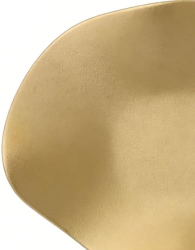 Yosoo Health Gear Ceramic Jewelry Tray Ring Dish Key Holder 6.69x6.69x1.18in Minimalist Vanity Decor with Polished Finish for Home Bathroom Bedroom (Gold) - Image 7
