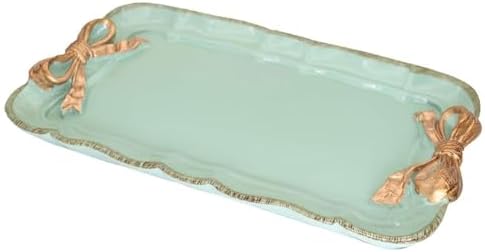 Warmtree Bow Jewelry Tray, Coquette Trinket Dish, Vanity Decor by Warmtree