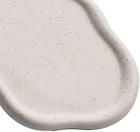 BEIJIALY Ceramic Jewelry Dish for Women, Trinket Tray, Ring Dish Tray, Jewelry Plate, Ceramic Glossy Appearance Simple Modern Stylish Storage Tray Key Tray for Home Gift(White Oval) - Image 6