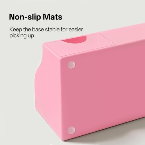 HBlife Acrylic Desk Organizer with Drawer, Pen & Pencil Holder, Multifunctional Desktop Caddy for Office Supply and Organization (All Pink) - Image 3