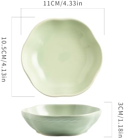Ceramic Jewelry Tray, Ring Holder Floral Trinket Bowl for Women - Image 3
