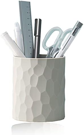 minimaliving Pen Holder,Nordic Style Silicone Waterproof Pencil Holder for Desk Simple&Modern Minimalist Makeup Organizer Multifunctional Office Supplies for Home,Kids and School(Light grey) by minimaliving