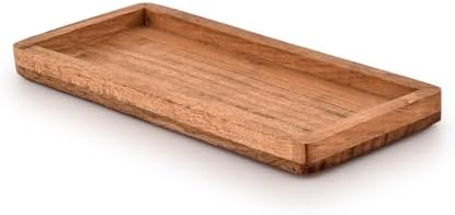 Kaizen Casa Platters Acacia Wood Elegant Wooden Platters for Home Decor, Fruit, Charcuterie, Appetizer Serving Tray, Cheese Board (Set of 3 Plates) (9" X 4" X 0.75'') - Image 4