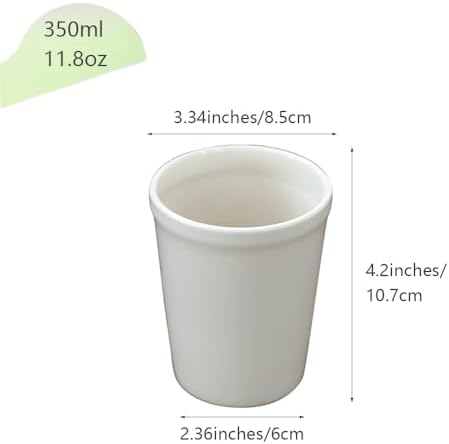 Off-white Coffee Mug, Minimalist Ceramic Mug, Small Coffee Cup, Drinking Cup - Image 2