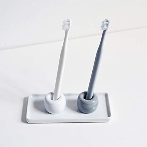Ceramic Tray, Small Rectangle White Organizer for Candle, Soap, Jewelry, Perfume, Towel Holder, Bathroom, Kitchen Sink, Counter, Restroom - Image 4