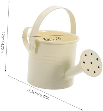 Sosoport Cute Watering Can for Indoor Plants Mini Indoor Flower Pot with Handle Small Watering Can Set Perfect for Home Decor - Image 2