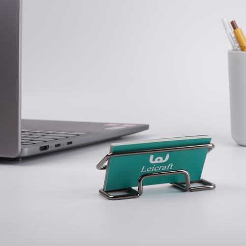 Business Card Holder for Desk, Cute Metal Card Organizers - Image 4