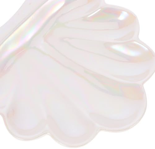 Toyvian Ceramic Shell Jewelry Tray Ring Dish for Home Display Use - Image 3