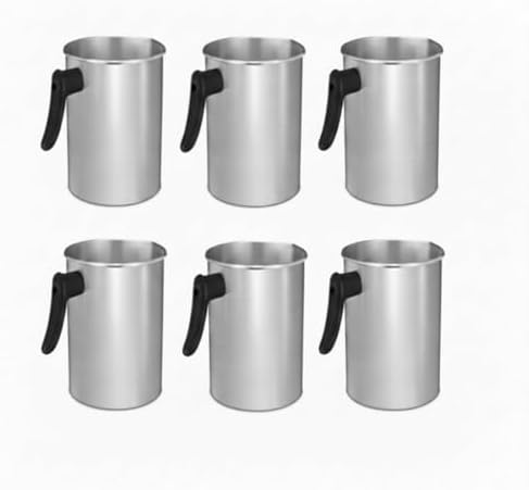 Ziliny 6 Pcs Candle Making Pouring Pot Wax Pouring Pitcher, 3 L by Ziliny