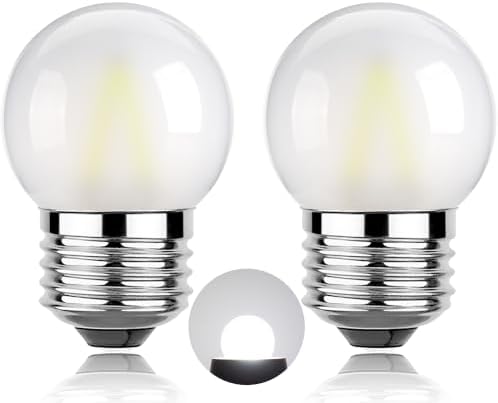 G40 Low Wattage Led Bulb 1.5W Equal 15 Watt Small Edison Light Bulbs 5000K by lightinlife-DIYIdeallife