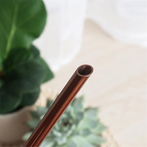 Watering Can for Indoor Plants, Small Watering Cans Sprinkling Pot for Greenhouse Garden Flower Plants, Stainless Steel Long Spout Water Can for Outdoor Watering Plants, 300ML/0.08 Gallon (Copper) - Image 6
