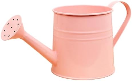 Small Watering Can, 1L Metal Flower Garden Watering Can, Gardening Tool Accessories for Outdoor Indoor Plants Lawn (Pink) - Image 6
