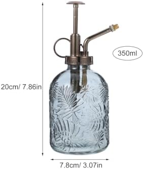 Yardwe Vintage Glass Plant Mister Spray Bottle, 350ml Indoor Watering can with Antique Bronze Pump, Small Garden Sprayer for Houseplants, Succulents, and Flowers (Copper) - Image 3