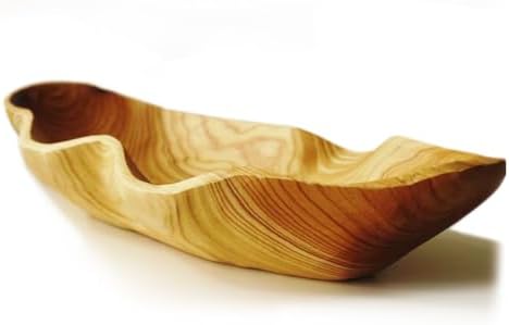 Handmade Decorative Wooden Dough Bowl 15.7 Inch by ZOY%26TORA