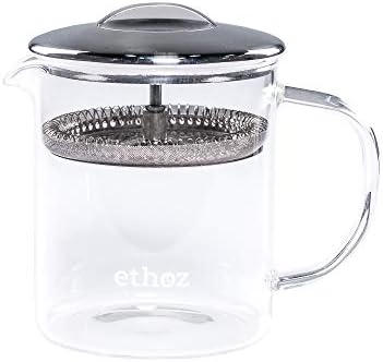 Ethoz by Planetary Design Borosilicate Glass Tea Brewer, Loose-Leaf Infuser by PlanetaryDesign