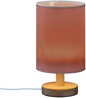 Kigai Small Bedside Table Lamp Modern Nightstand Lamp with Fabric Shade - Image 2