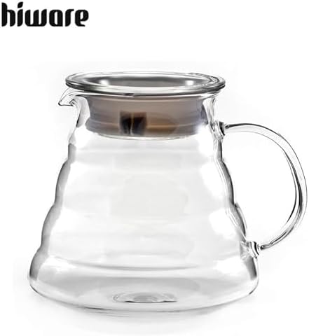 Hiware 600ml Coffee Server, Standard Glass Coffee Carafe, Coffee Pot, Clear - Image 5