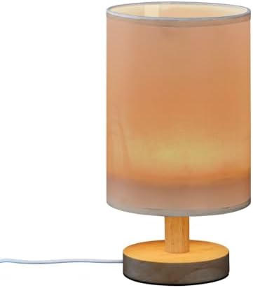Kigai Small Bedside Table Lamp Modern Nightstand Lamp with Fabric Shade - Image 2