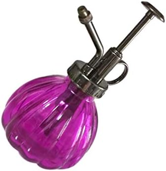 Halloween Pumpkin Glass Watering Can Vintage Purple for Flowers Plants - Image 2