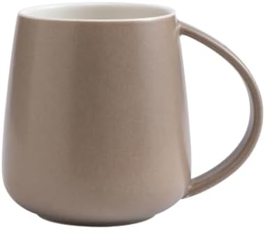 Eyoriza 15Oz Matte Ceramic Coffee Mug - Modern Large Coffee Cups Tea Cup with Big Handle for Home and Office, Ideal Gift for Men Women, Microwave and Dishwasher Safe, Kahhi by Eyrozia
