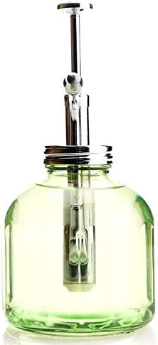 Plant Mister- Green Color Glass Bottle & Brass Sprayer (Chrome) - Image 4