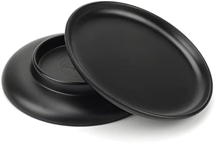 Black Jewelry Dish Decorative Trinket Tray Bowl for Keys 5.5" Black - Image 3