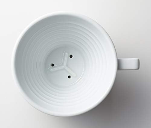 Kalita HA155#01035 Coffee Dripper Wave Series Porcelain Hasamiyaki for 1-2 People - Image 2