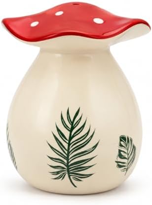 Cute Thumb Watering Can, Mushroom Decor Indoor/Outdoor, Handmade Ceramic Watering Bell, Cottagecore Decor Aesthetic Mushroom Merchandise, Plant House Warming Gifts by TOMARIST