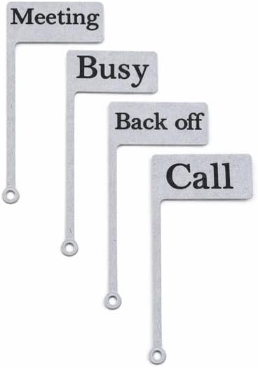 Desk Status Flag - Busy/on Call/Meeting/Back off - Focus Indicator for Home Office - Work from Home Desk Sign - Productivity Desk Accessory - PLA Material by Unknown